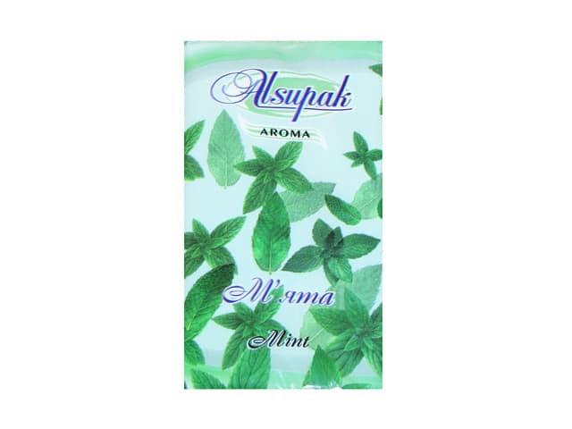 Платочки бумажные Alsupak Мята (10) (160)