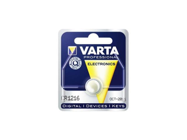 Батарейка Varta CR1216/1bl (10) (100)