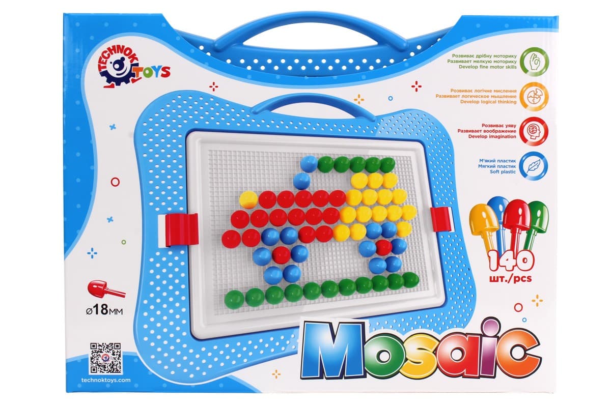 Мозаика-6 Технокомп 140 деталей (10) 3381