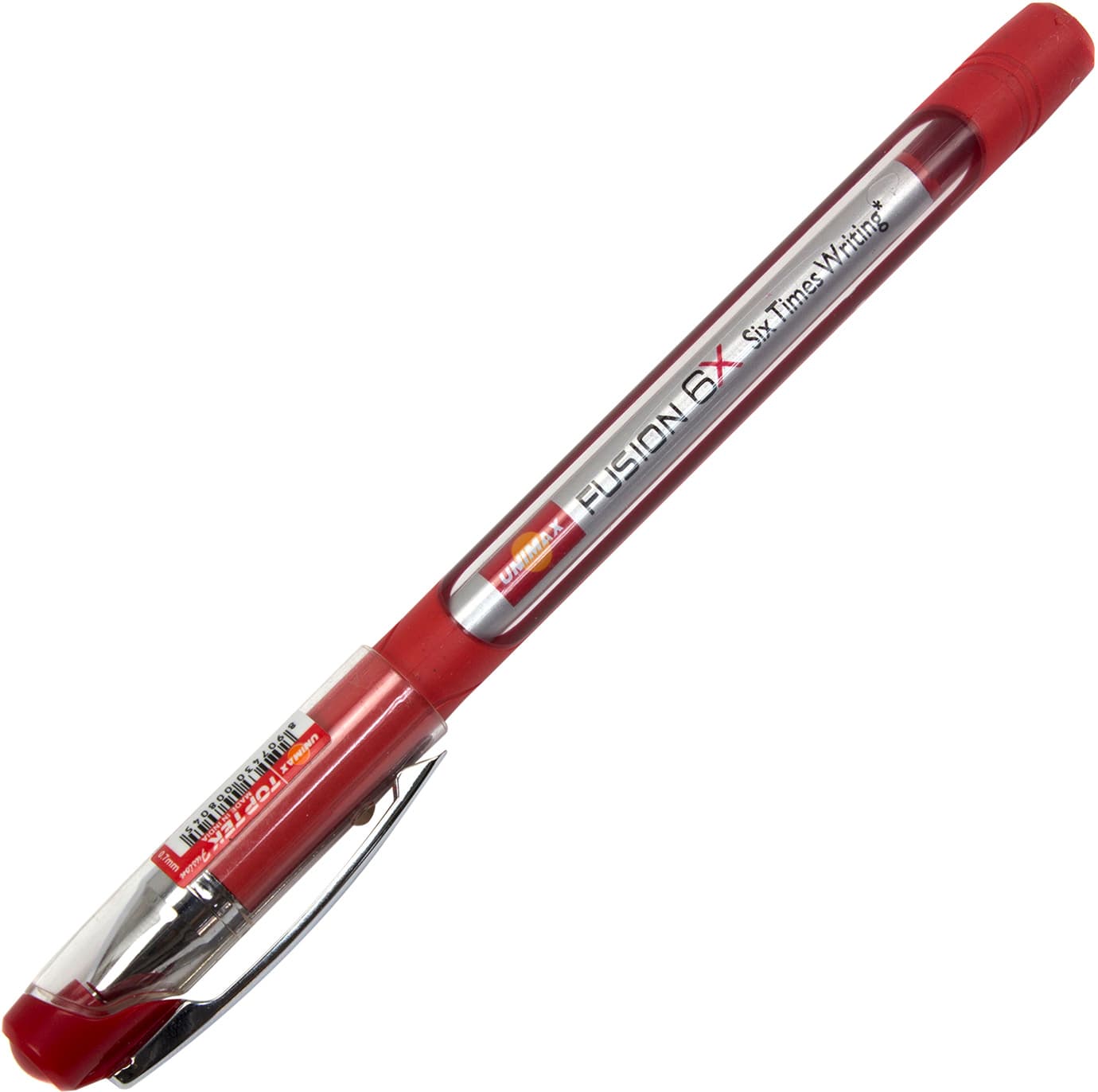 Ручка кулькова Unimax Top Tek Fusion 10 000 червона (12) (120) UX-10 000-06/42798