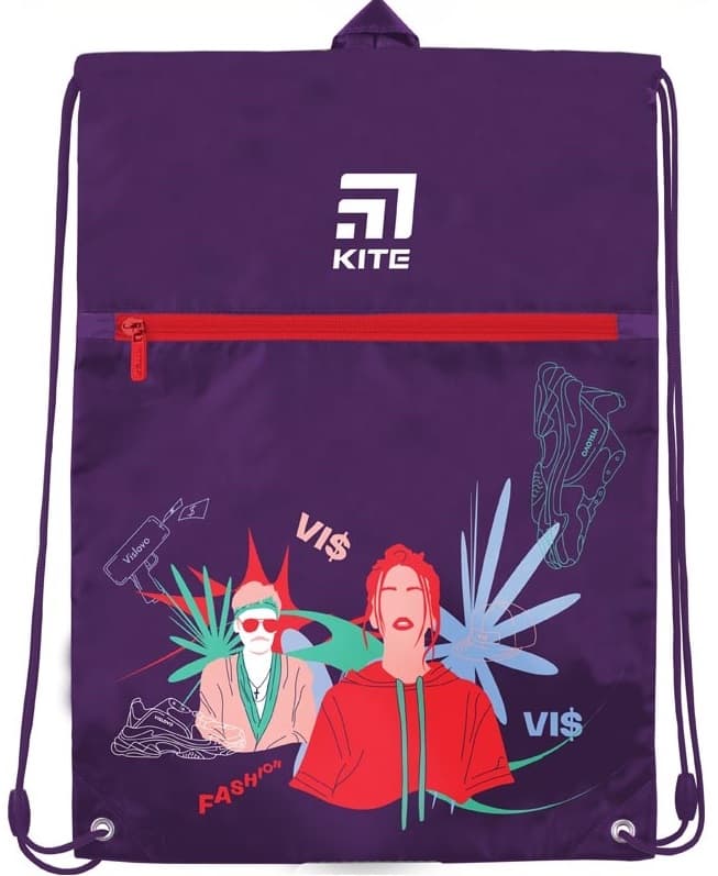 Сумка для взуття з кишенею Kite Education VIS19-601L-1