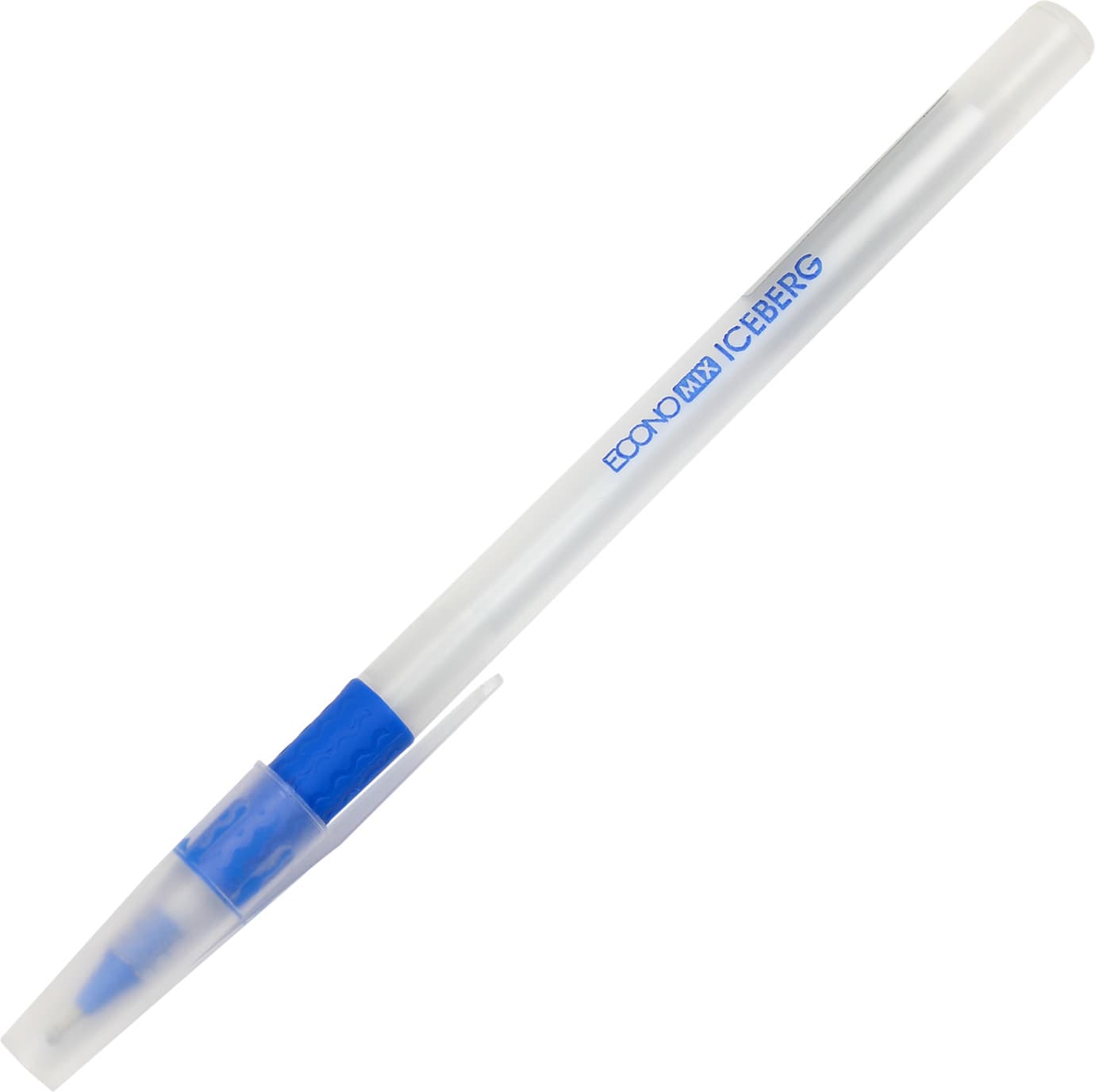 Ручка шариковая масляная Economix Iceberg 0,7мм синяя (50) (100) (2000) E10197-02