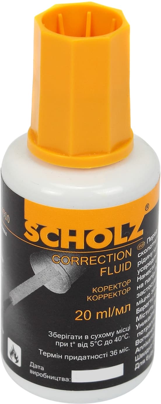 Коректор з пензлик Schols 20 мл Fluid (12) 4910/04130020