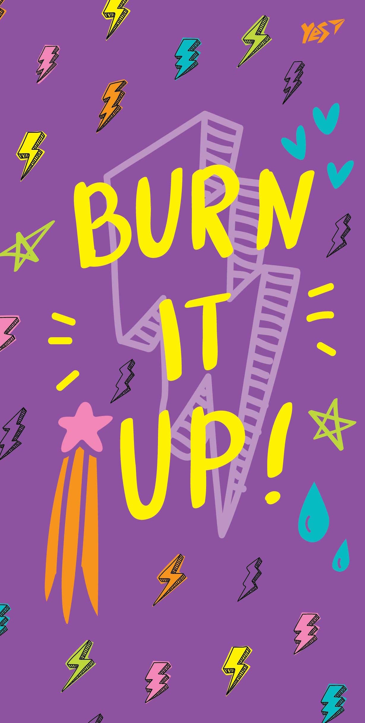 Блокнот B6+ 64 аркуші клітинка YES Burn it up! 7 БЦ (3) 151524