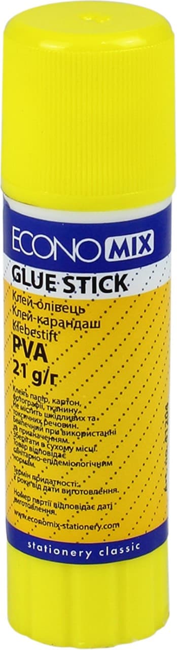 Клей-карандаш Economix 21г (24) E41204