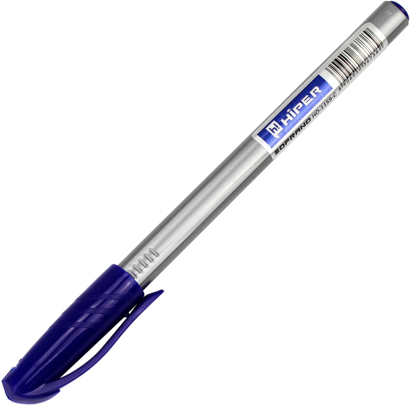 Ручка масляна кулькова Hiper Soprano 0,7 мм синя (50) HO-1159-C