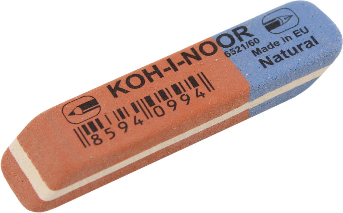 Гумка Koh-i-noor Blue Star червоно-синя (56) (448) 6521/60