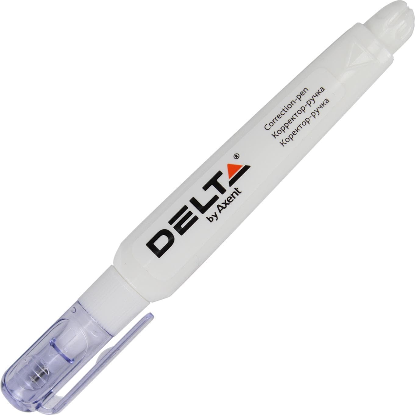 Коректор ручка металевий наконечник Delta by Axent 3 мл (12) (1200) 7014