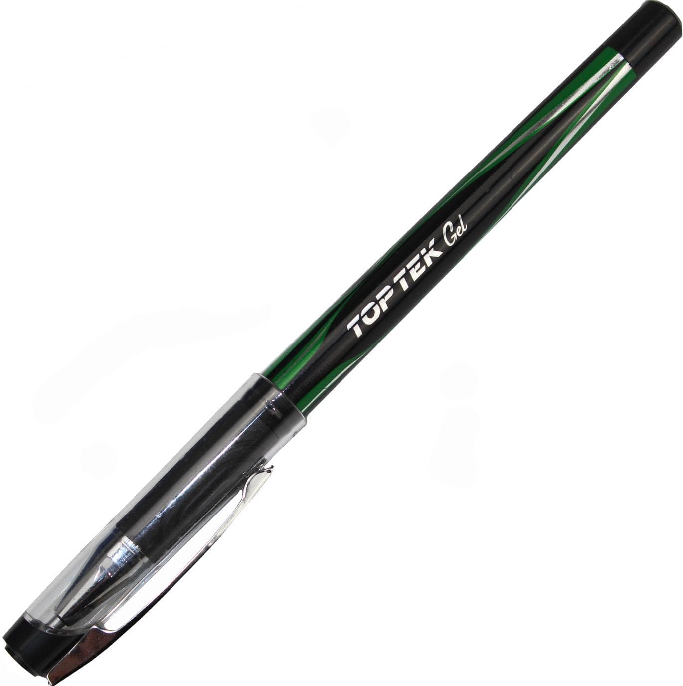 Ручка гелева Uximax Top Tek Gel 0,5 мм зелена (12) (120) UX-133-04