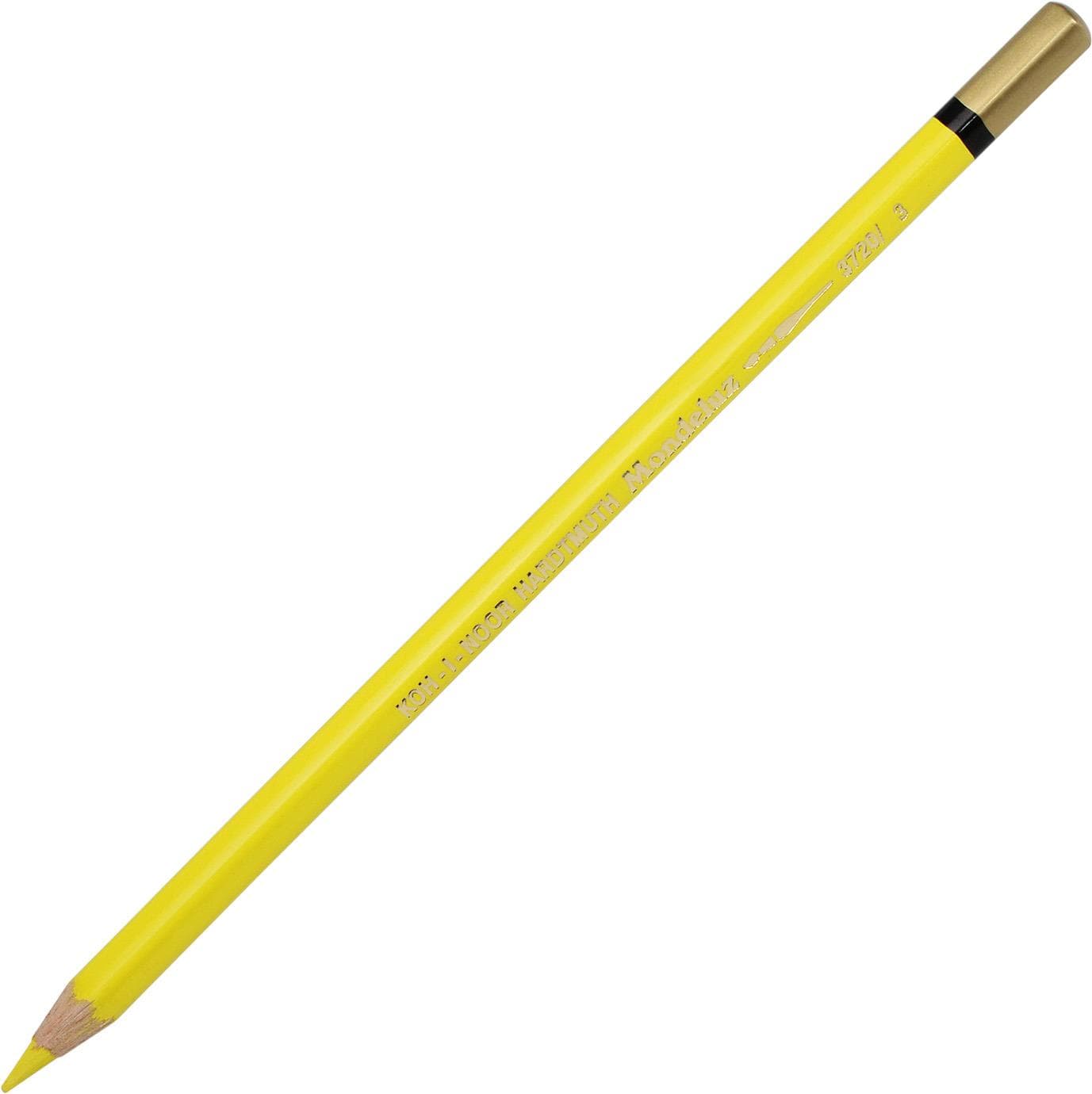 Олівець кольоровий акварельний Koh-i-noor Mondeluz chrome yellow/хром жовтий 3720/3