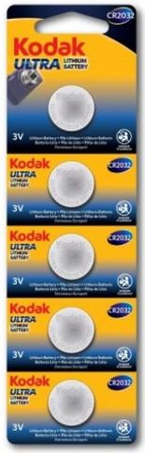 Батарейка Kodak CR-2032/5bl lithium Ultra (5) (60)
