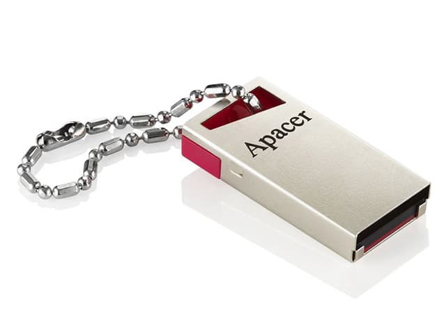 Флеш-пам`ять 32GB Apacer AH112 USB2.0 red/crystal/silver 0806