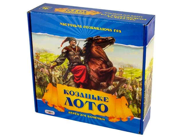 Лото дерев'яне Козацьке в коробці 26х26х10см Strateg 341