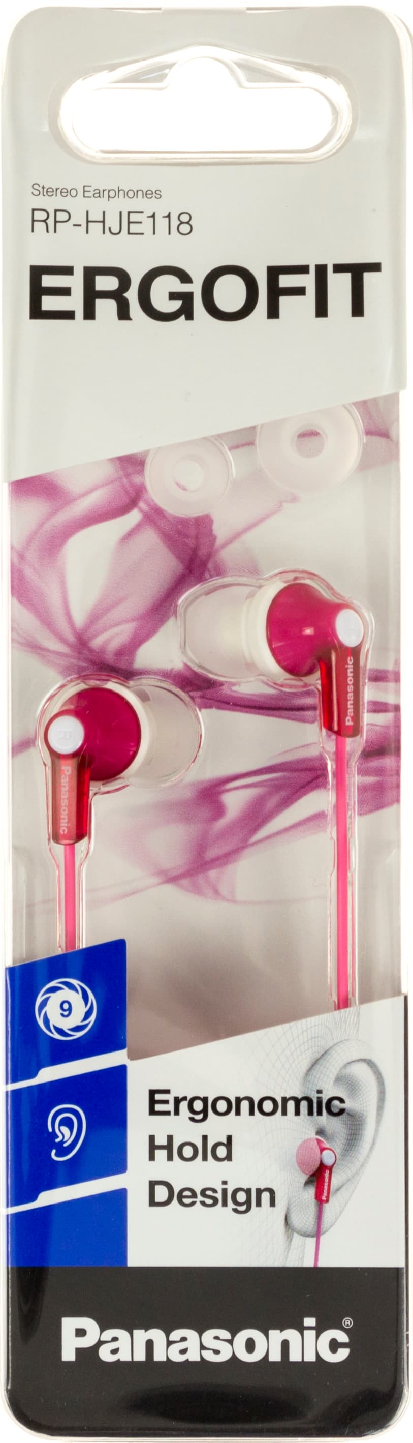Наушники вакуумные Panasonic RP-HJE118GU-P pink(10)