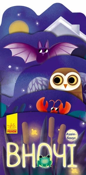 Книжка-розкладайка Що коїться навколо? Вночі українською Ранок (20)