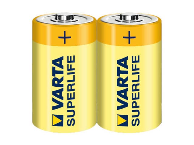 Батарейки Varta Superlife R-14 блістер 2 шт (12) (60)