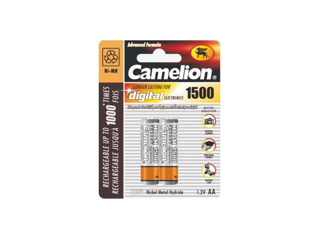 Акумулятори Camelion Ni-Mh (R-06, 1500 mAh) блістер 2 шт (12)