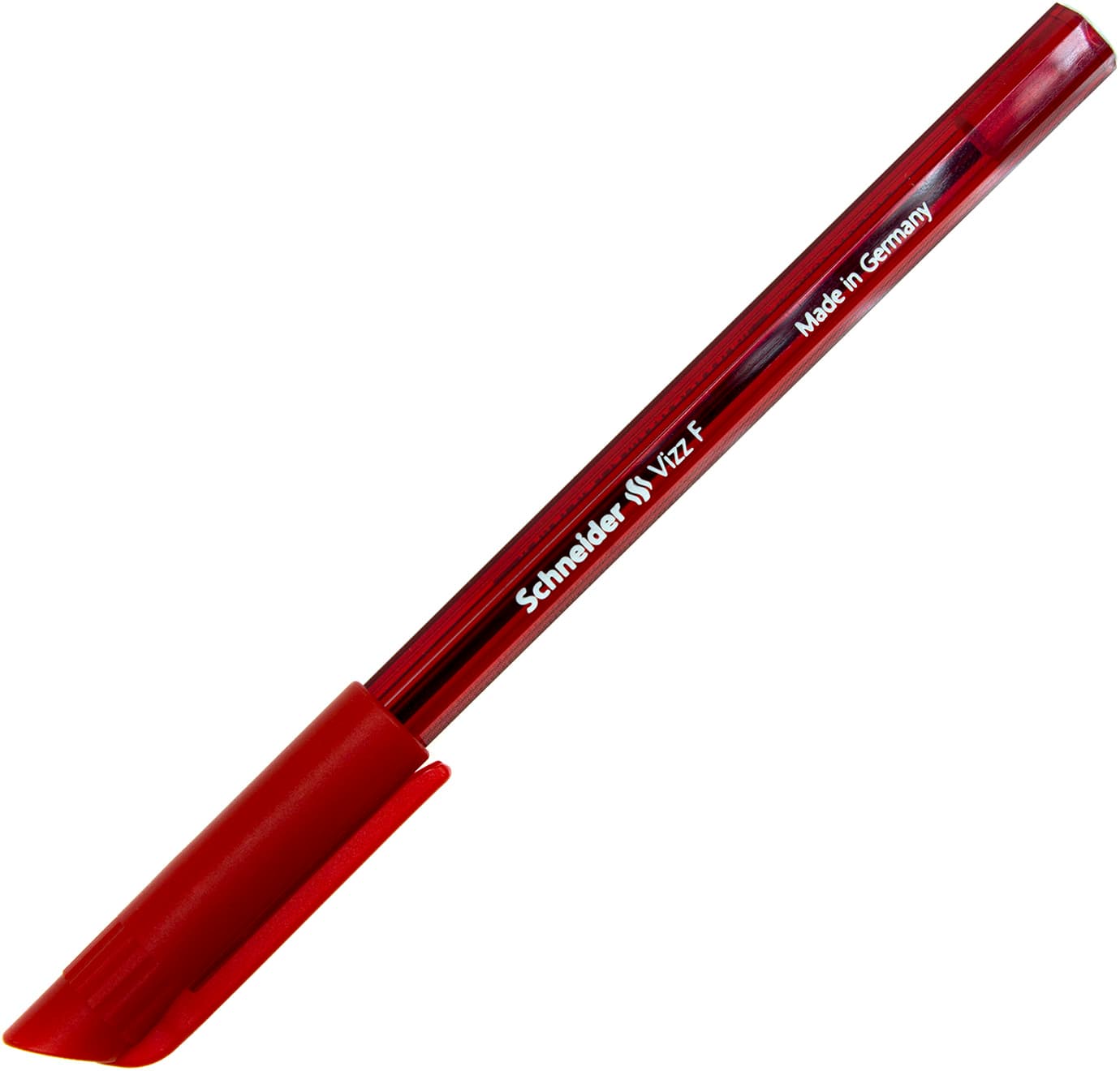 Ручка масляная шариковая Schneider Vizz 0,5 мм красная (50) S102102