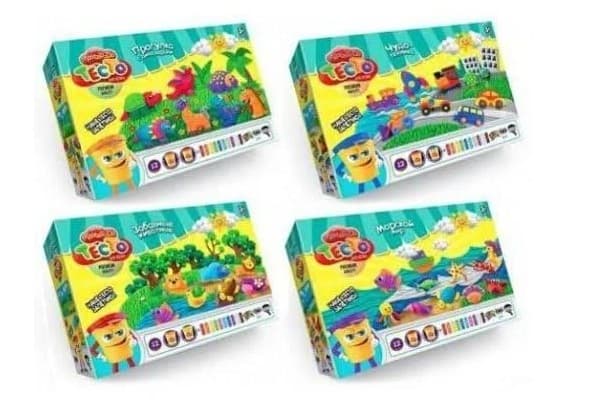 Набір креативної творчості Master Do тісто для ліплення, 4 Теми DankoToys (4) TMD-07-01U,02U,03U,04U
