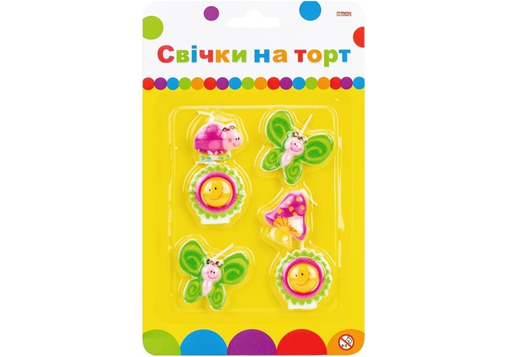 Набір свічок Весна 6 шт (24) MX624030