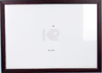 Фоторамка DL 10х15 дерево венге з білою окантовкою (24) DL-150