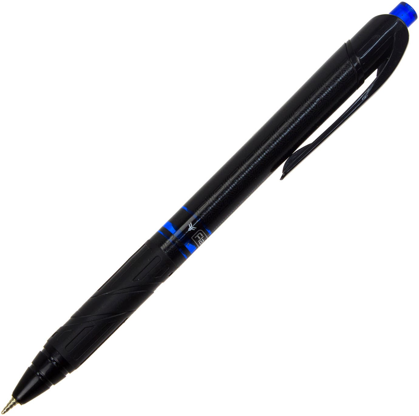 Ручка автоматическая шариковая Flair Carbonix синяя (50) 78525/236