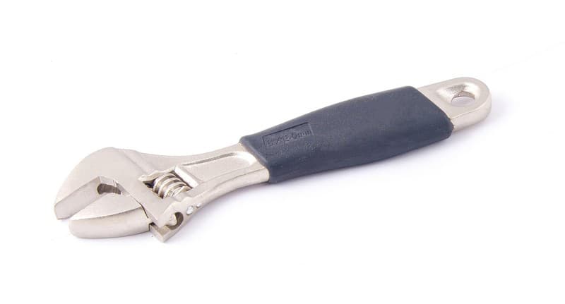 Ключ розвідний Master Tool 150 мм з гумовою ручкою №76-0121