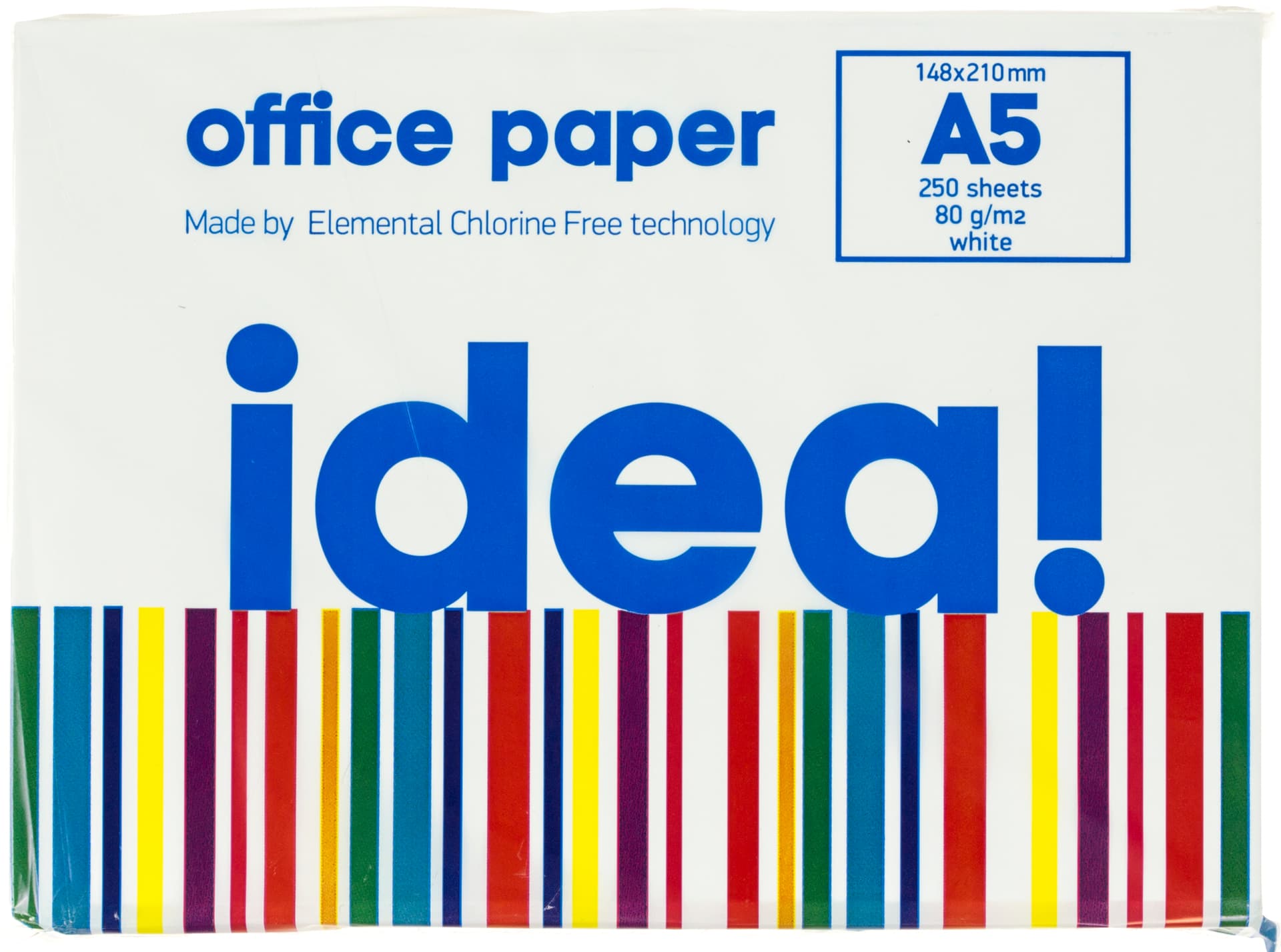 Папір офісний A5 Idea 80г/м2 С 250 аркушів (20)  