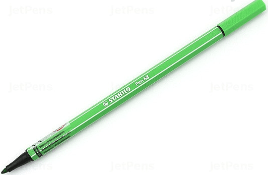 Маркер-кисточка "Stabilo 68" №43 Ieaf green(10)