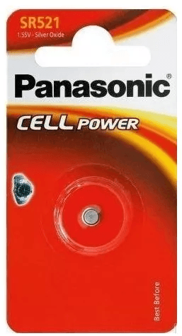 Батарейка Panasonic Silver Oxide SR-521 EL/1bl(10)