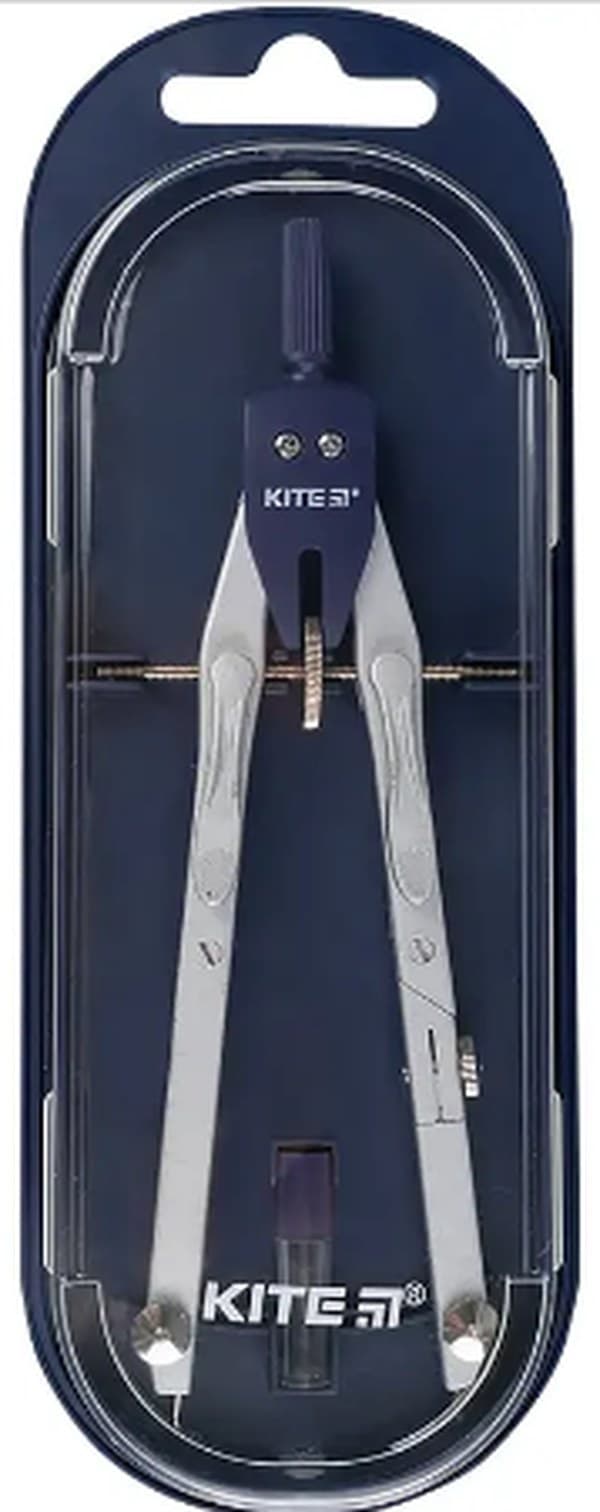 Циркуль Kite Expert Pro грифель, у футлярі (12) №K21-389