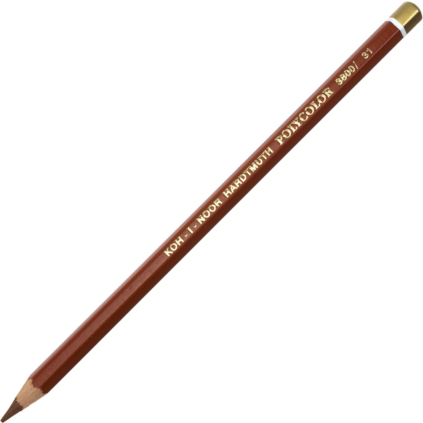 Карандаш цветной Koh-i-noor Polycolor художественный light brown/светло-коричневый (12) 3800/31