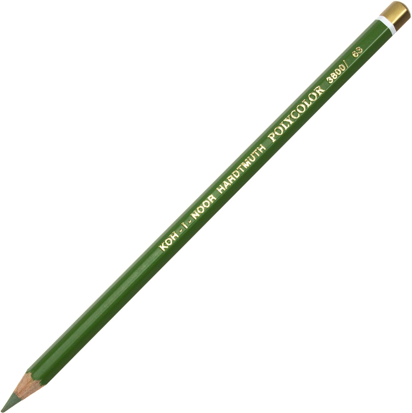 Карандаш цветной Koh-i-noor Polycolor художественный green light / оливковый светло-зеленый (12) 3800 / 63