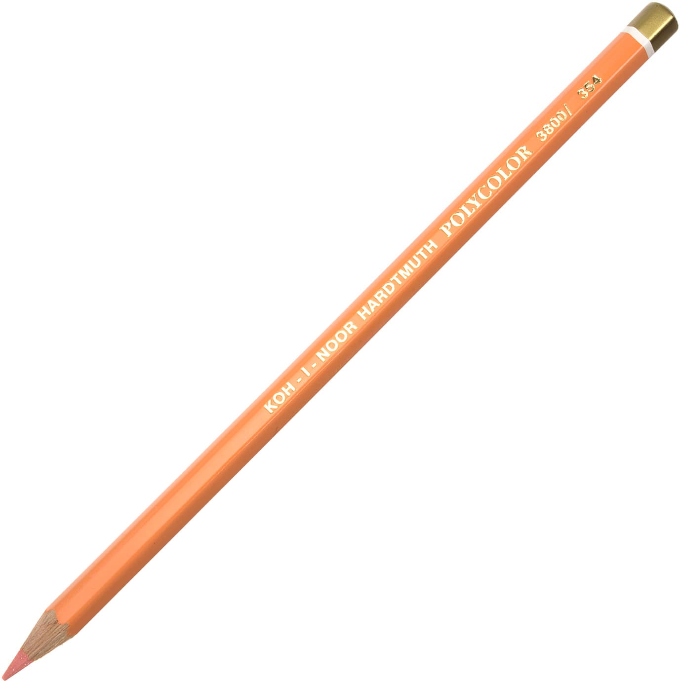 Карандаш цветной Koh-i-noor Polycolor художественный pink orange/розово-оранжевый (12) 3800/354