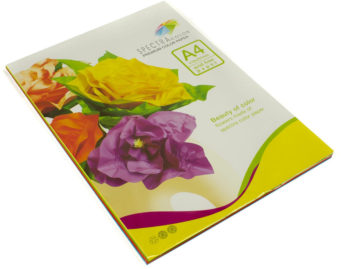 Бумага цветная А4 80 г/м интенсив 5х10 Spectra Color-Rainbow Pack Deep IT 82 A 50 шт (22) (25)