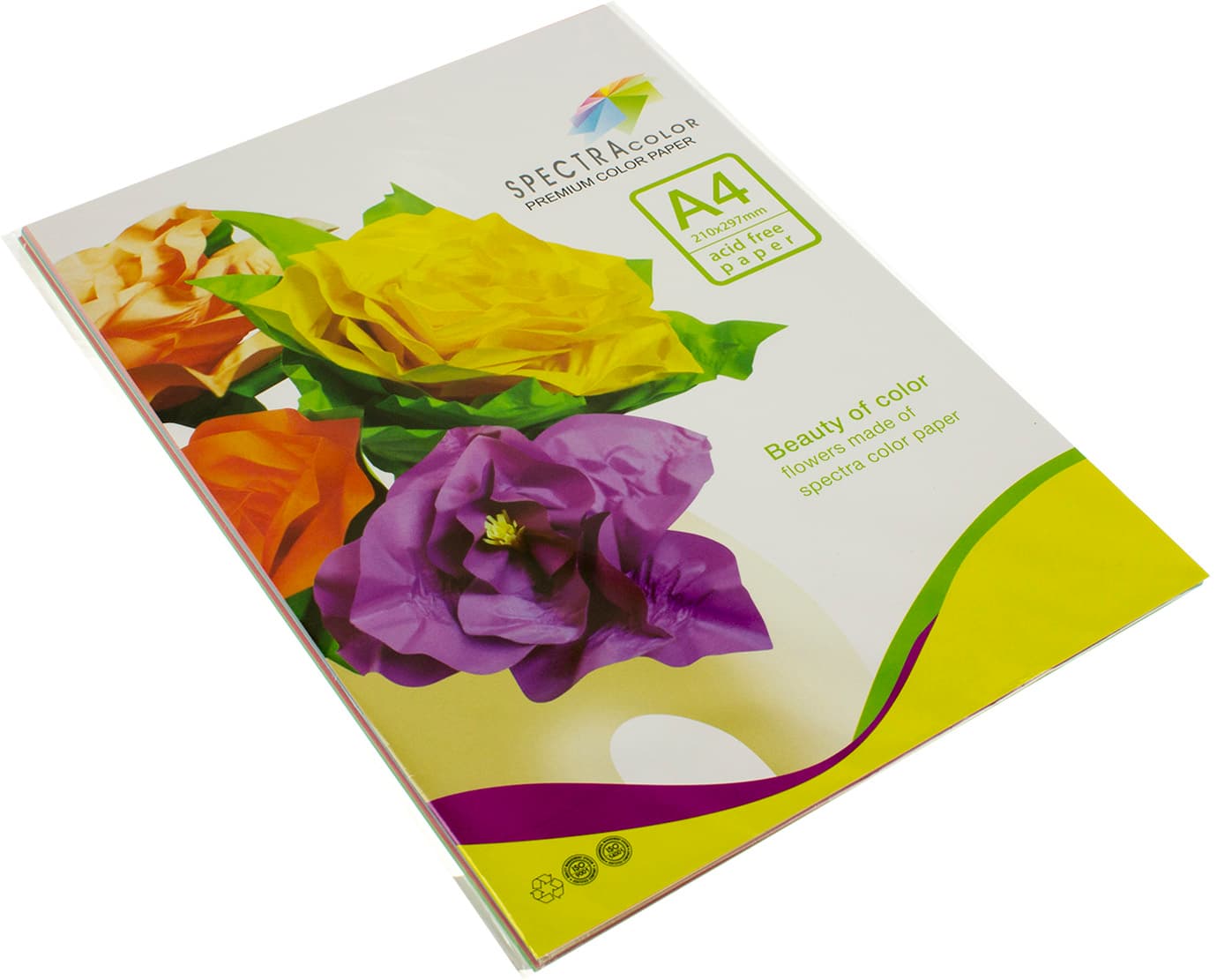 Папір кольоровий А4 80 г/м пастель 5х10 Spectra Color-Rainbow Pack Light IT 82 Т 50 шт (22) (25)