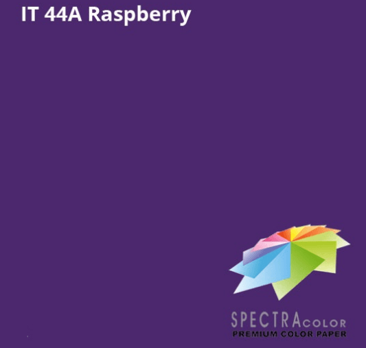 Папір кольоровий А4 80 г/м темний Spectra Color Raspberry 44 A темно-малиновий (10)