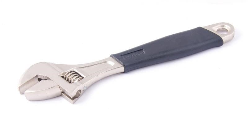 Ключ розвідний Master Tool 250 мм з гумовою ручкою №76-0123