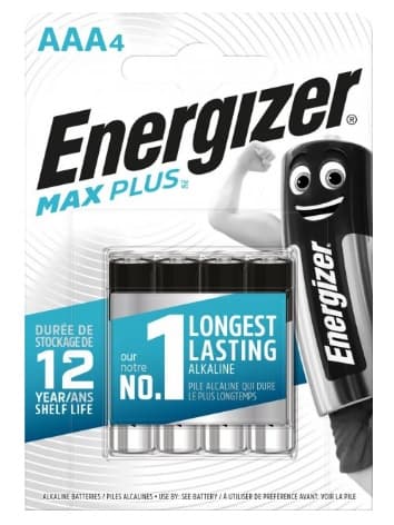 Батарейки Energizer MaxPlus LR-06 / блістер 4 шт (12)