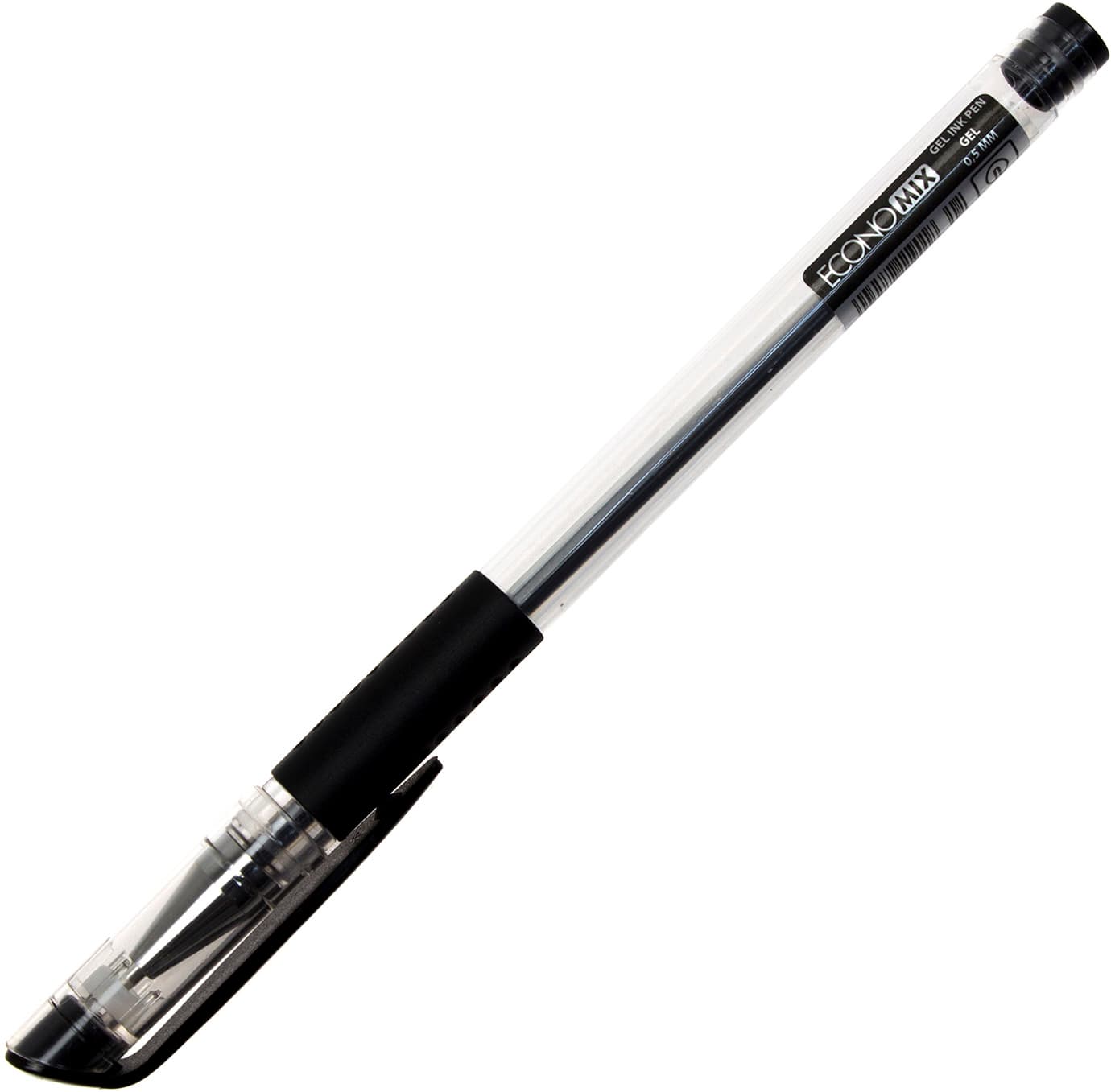 Ручка гелевая Economix Gel 0,5 мм черная (12) (144) E11901-01