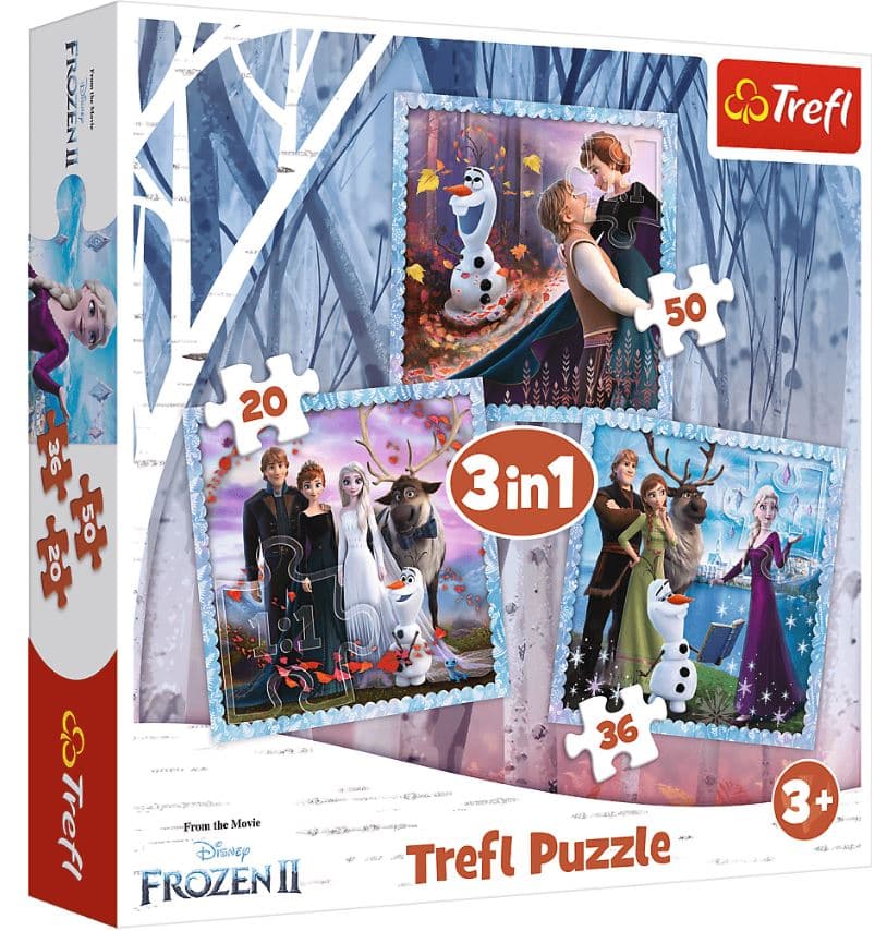 Пазли Trefl 3в1 Магічні історії. Дісней Крижане серце 2 №34853(8)