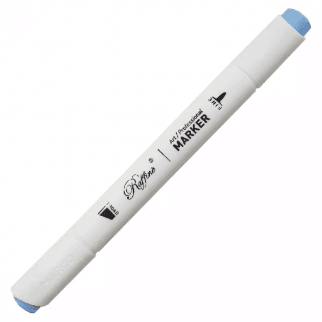 Маркер-скетч двухстор. "Marco" Light clear blue №7800-6CD/G025(6)