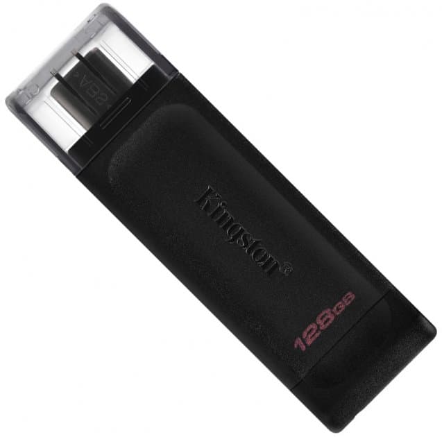 Флеш-память 128GB "Kingston" DT 70 USB3.2/Type-C №5371