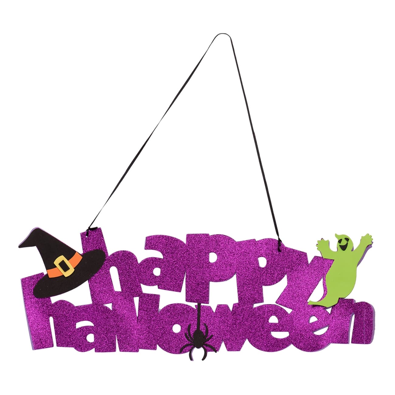 Декор "Yes! Fun" Хелловін "Happy Halloween" 61х20 см Ева гліттер №973705