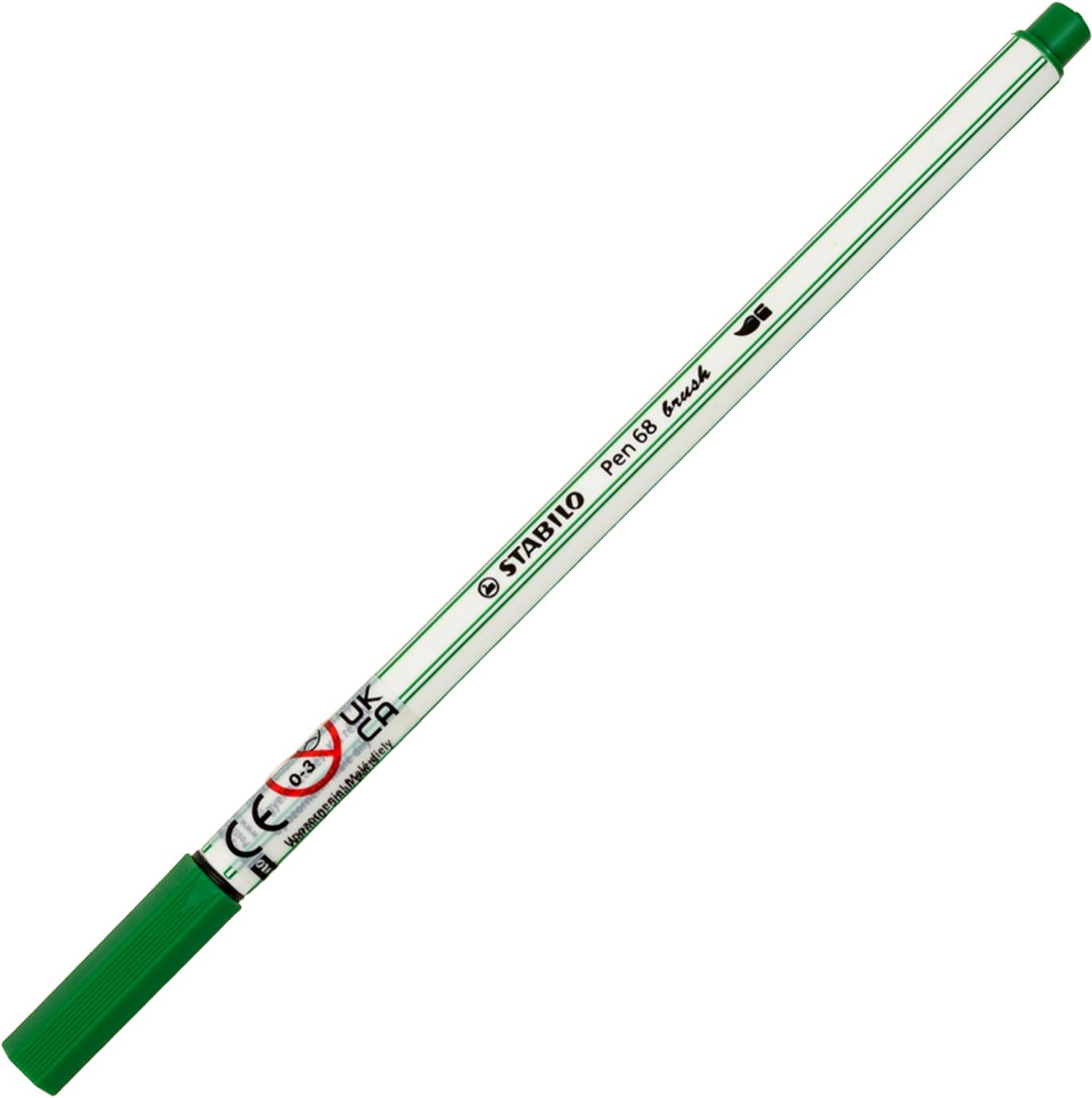  Маркер-кисть Stabilo 68 Green (10) №36