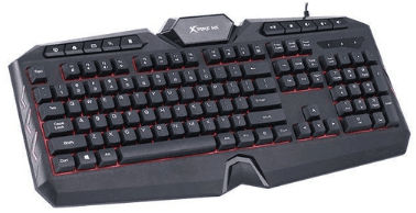 Клавиатура игровая мембранная Xtrike Me KB-509 RGB black