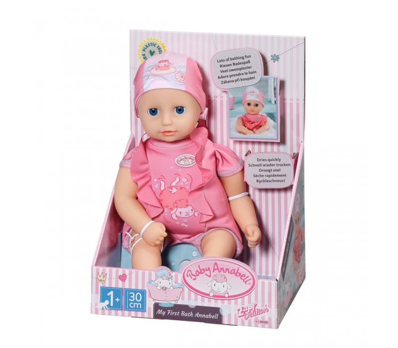 Кукла "My First Bath Annabell" - Чудесное купание 30см №707227/КиддиСвит/