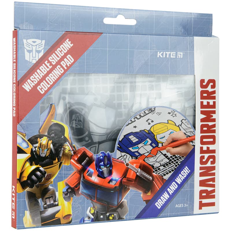 Подкладка раскраска для стола "Kite" силикон.№TF22-424 Transformers (30х40cм)(1)