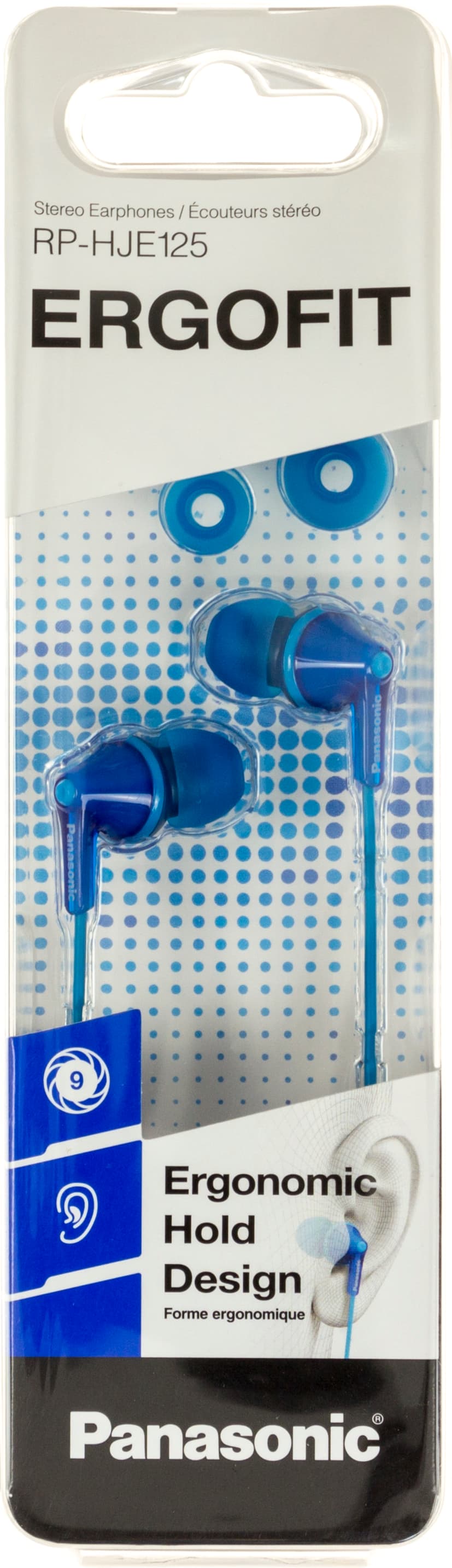 Наушники вакуумные Panasonic RP-HJE125E-A blue(10)