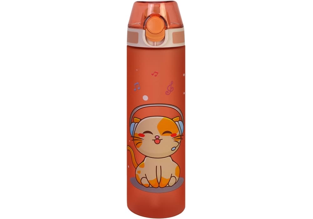 Пляшка для води тританова "CoolForSchool" 750мл Cat Vibes рожева №CF61315